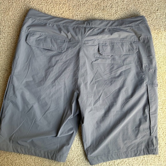 Free Soldier Mens Tactical Cargo Shorts Gray Size 42 Nylon Spandex Hiking Belted - Picture 2 of 6